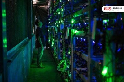 A cryptocurrency mining farm highlighting efficiency in operations